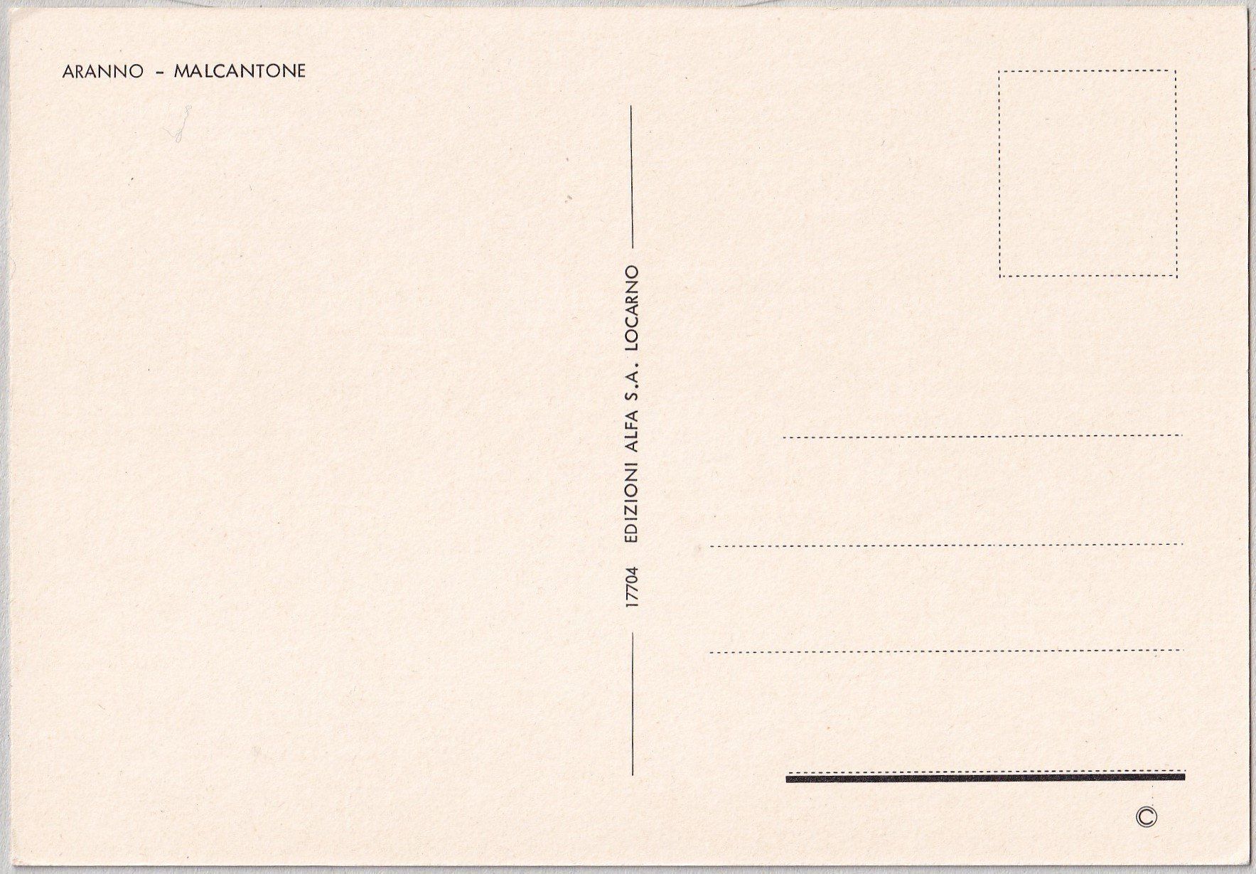 Cartes postales: Aranno Malcantone – Neuf (Voir description) à Castione par Rx-stamps 1