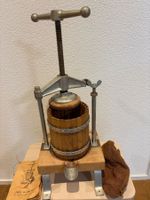 AK Obstprese Holzbottich Metallgestell guter Zustand