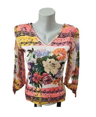 NEU! Boom Baba langarm Shirt Gr. S Hippie Boho Ethno UNIKAT