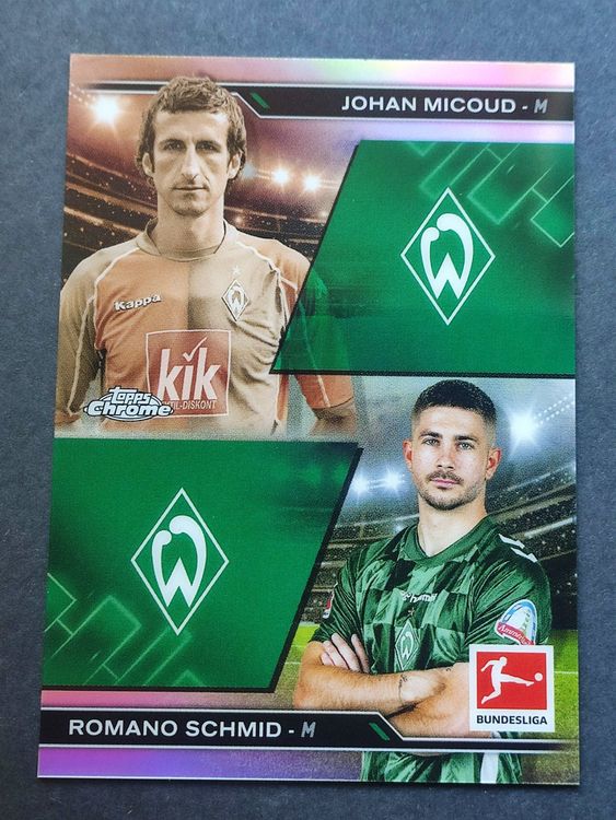 Romano Schmid / Micoud History Chrome 24-25 Werder Bremen (Gebraucht ...