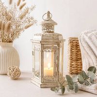 Lanterne décorative vintage  style shabby chic