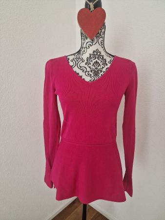 Damen Pullover Pink Gr M Hallhuber V-Ausschnitt top Zustand