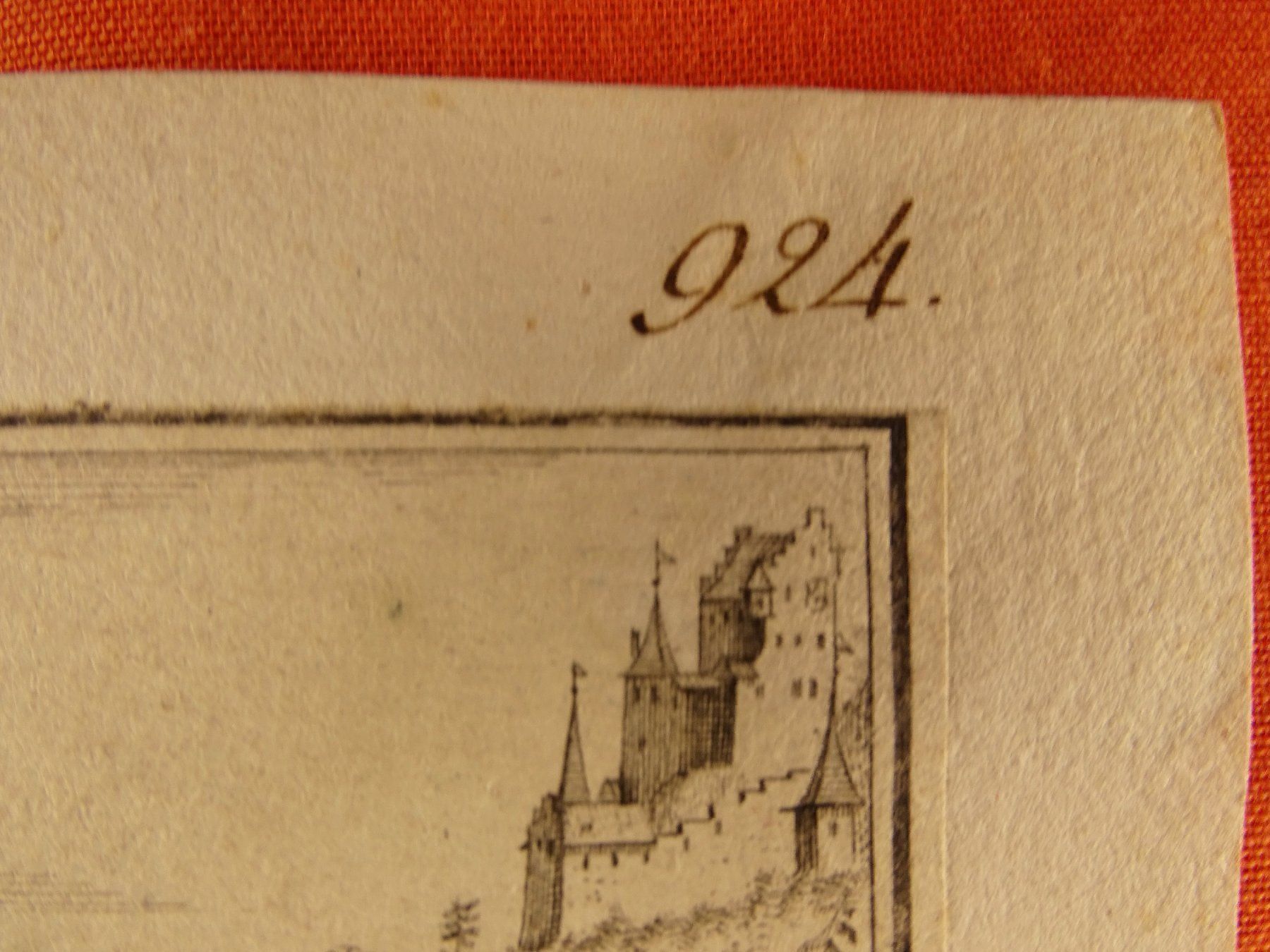 Incisioni: HAUENSTEIN, HOMBURG, KUPFERSTICH 1756 – Usato da Grüningen venduto da Kartensammler 5