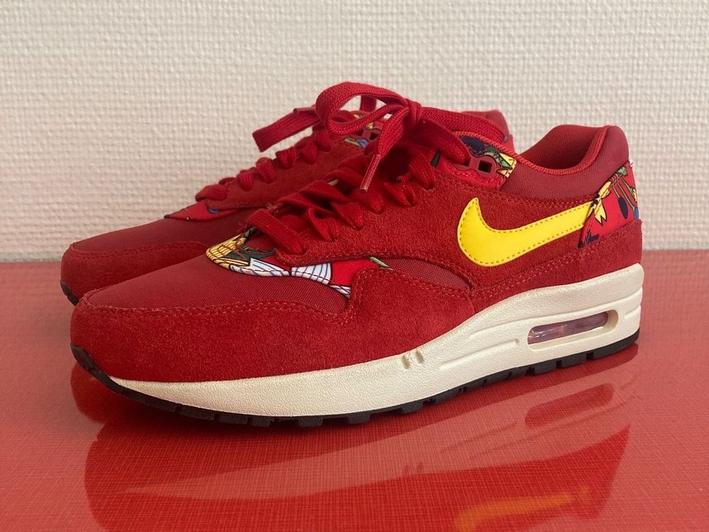 Nike Air Max 1 Aloha rot gelb grun Blumen Gr. 39 NEU Kaufen auf Ricardo