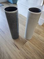2 Designvasen H. Skjalm P. Siena - Keramik Zylinder
