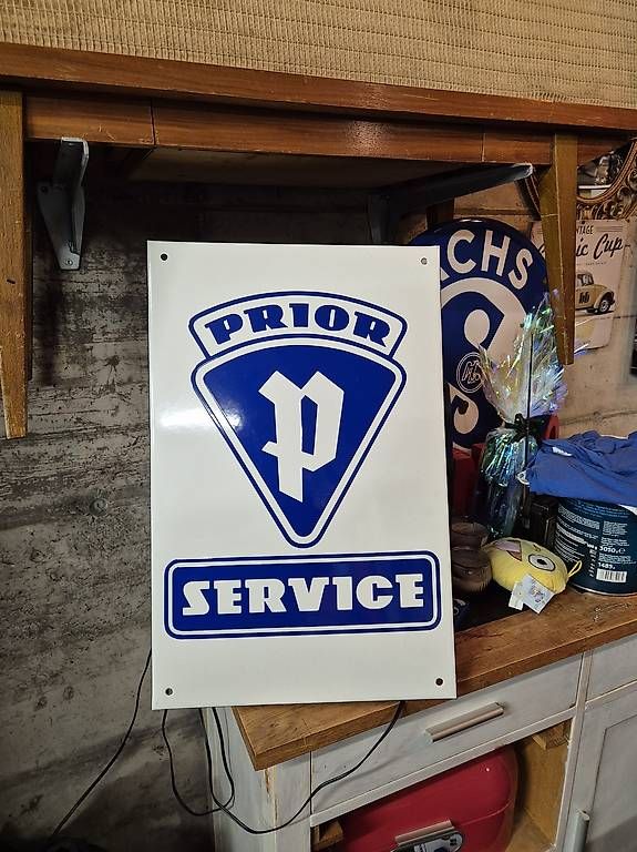 Schilder: Prior Service originales Emailschild – Gebraucht aus Langnau am Albis von Sadisanto 2