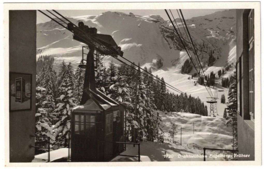Ansichtskarten: Engelberg - Luftseilbahn Gerschnialp--Trübsee – Gebraucht aus Binningen von Mountainrider