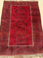 Ersari 125x92cm Teppich geknüpft org. Farbstoffe sauber