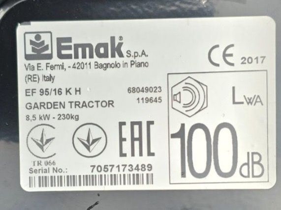 Efco Tagliaerba: Efco rasentraktor – Usato da Rain venduto da Fafan069 6