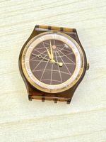 Swatch Solar Uhr braun Gehäuse 