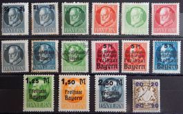 Bayern ex. Kat. 110-177 */gest. 1916/20