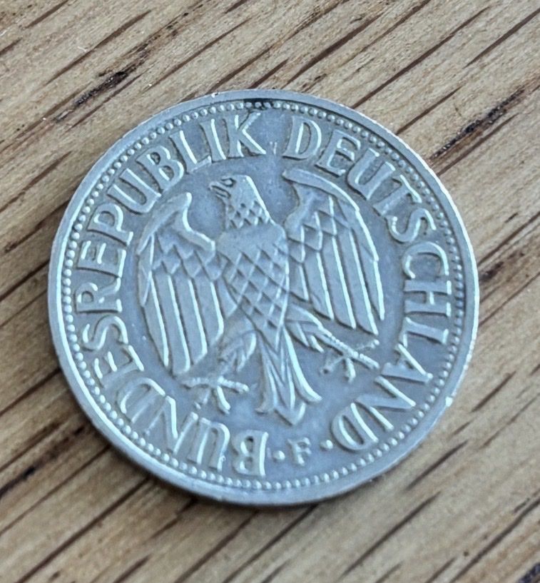 Tutti le monete: 1 Deutsche Mark, 1959 – Usato da Le Grand-Saconnex venduto da EwanJ18