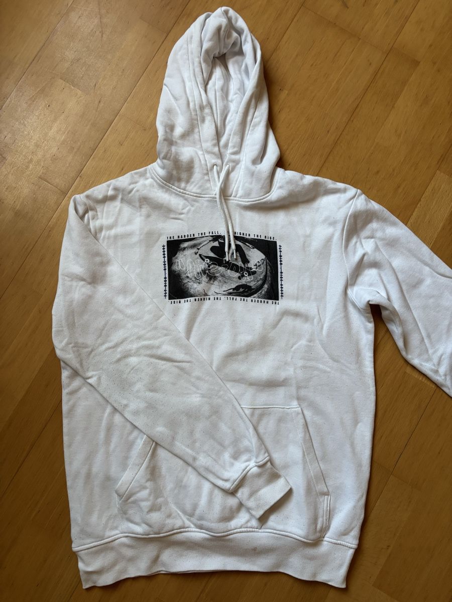 H&M Maglioni & Felpe: Kapuzenpullover weiss Grösse S mit Fleck – Usato da Donzhausen venduto da nae_gjx7