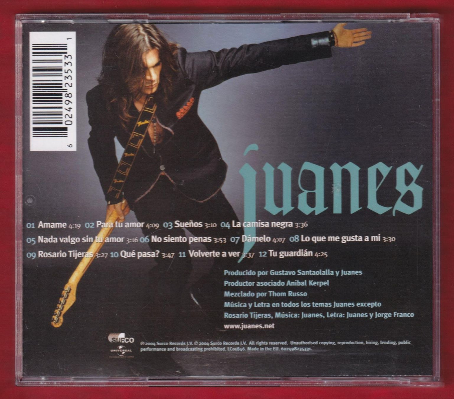 CD: Juanes - Mi Sangre (CD) – Usato da Zürich venduto da Pfluftl2000 1