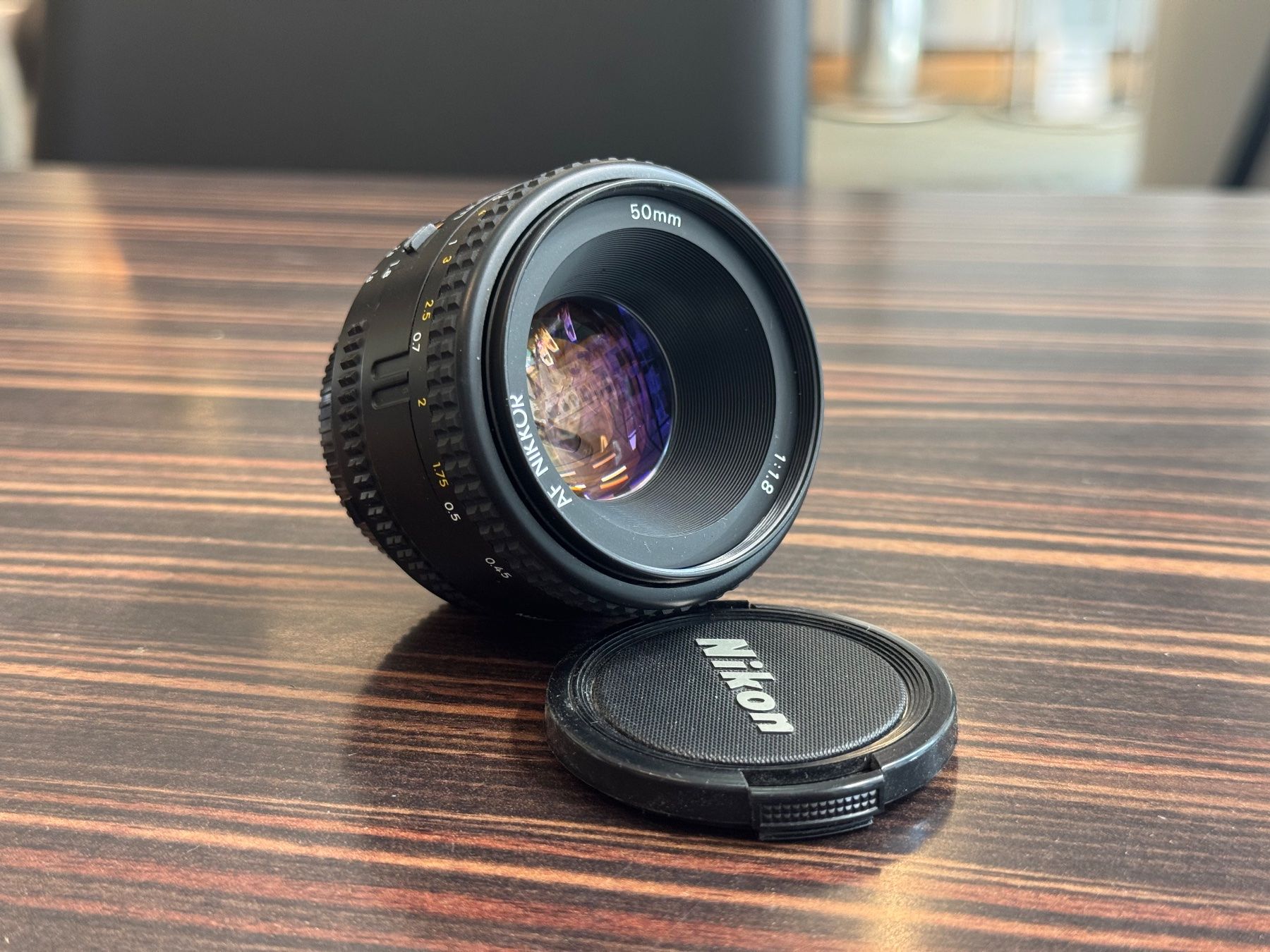 Nikkor Obiettivi: Nikon AF Nikkor 50mm 1:1.8 Objektiv – Usato da Zürich venduto da KochphotoAG 1