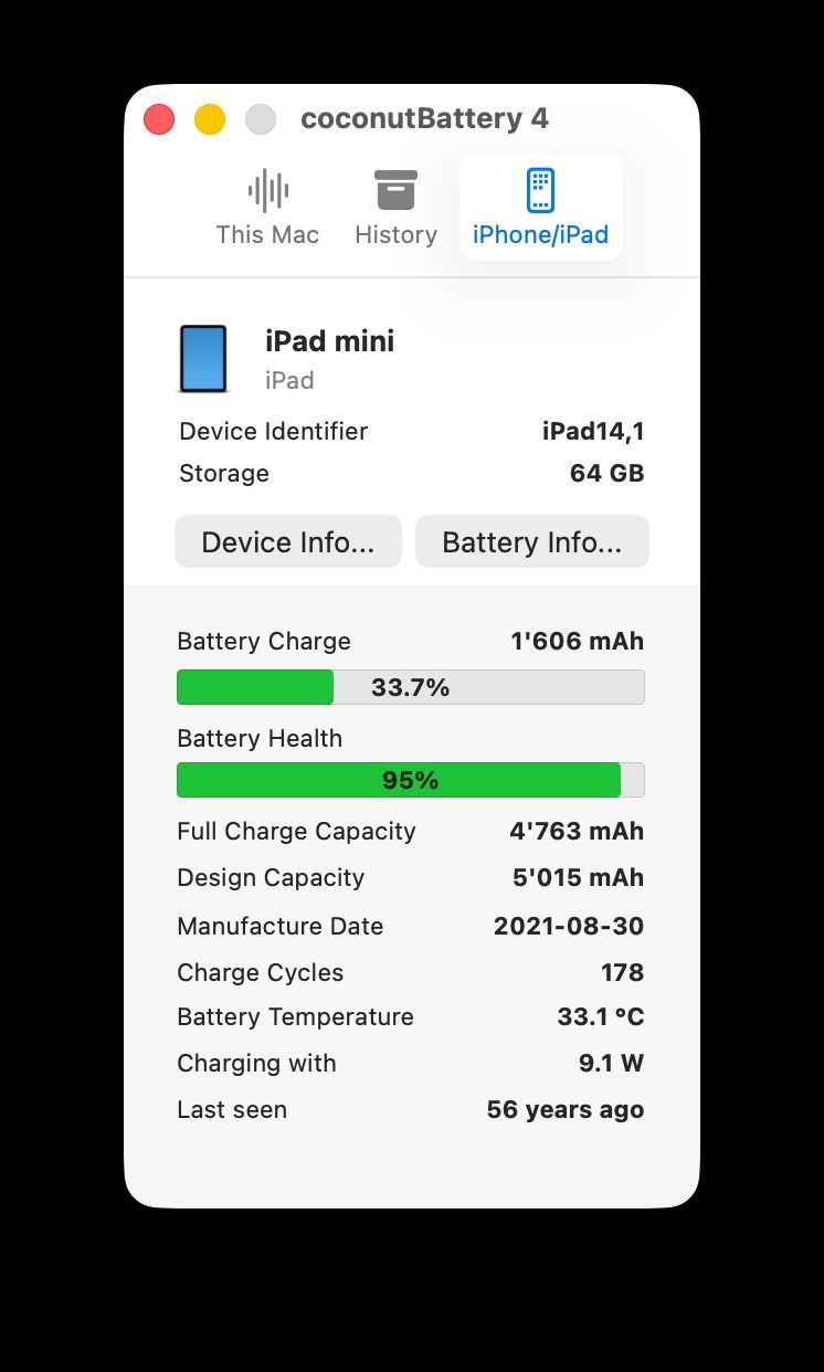 Apple Akkus: iPad mini 6 Original Akku 95 % SoH – Gebraucht aus Bern von Vogonen 2