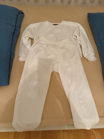 Zara Loungewear Set Weiss, Grösse M - Kuschelig & Warm!