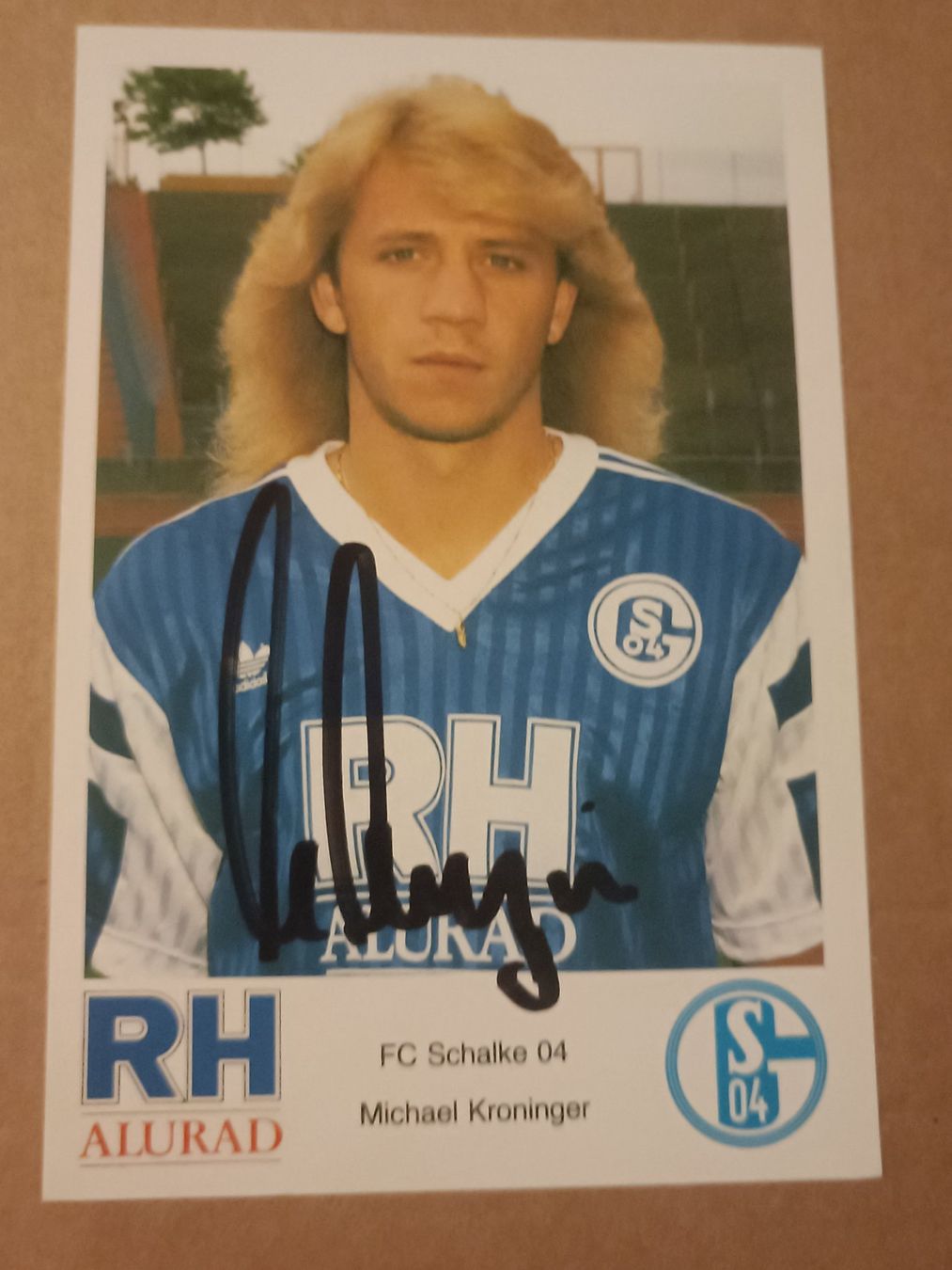 Autografi: Michael Kroninger - FC Schalke – Usato da Menziken venduto da Artographs