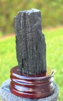 ✨ Schwarzer Turmalin auf Standfuß ✨🖤 455g