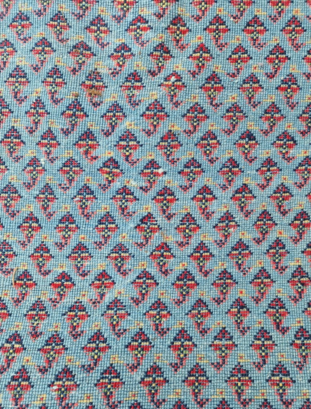 Teppiche: Orientteppich (ca. 12,3 m²) – Hellblau / Boteh - Muster – Gebraucht aus Flums von Flumsantik 2