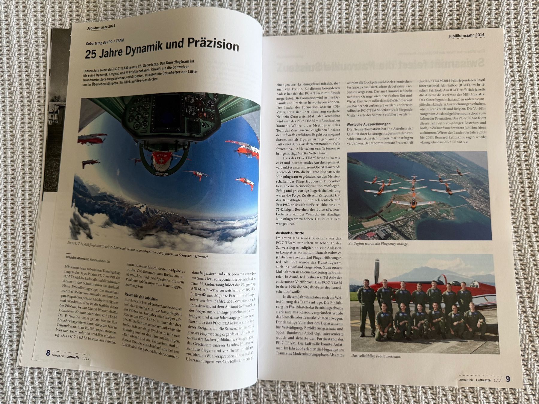 Revues & Magazines: 3 Publikationen Schweizer Luftwaffe von 2014 – D'occasion à Brütten par Hst1 7