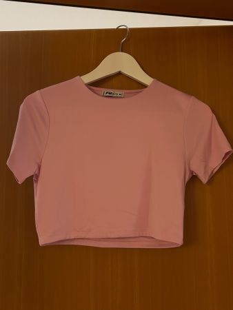 FB Sister Crop Top Rosa Gr. M