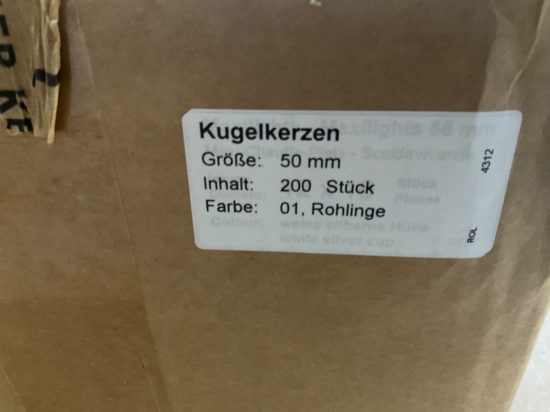 Candele: 818 Posten Kerzen Rohlinge aus Liquidation – Nuovo (secondo la descrizione) da Derendingen venduto da Meisterstuecke 3