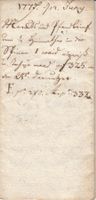 1777 Faltbrief mit Inhalt sehr alt gut erhalten Vorphila