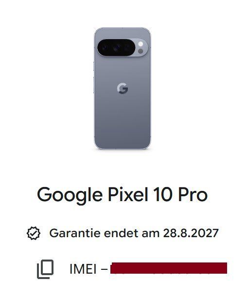 Google Telefoni cellulari / Smartphones: Google Pixel 10 Pro - Moonstone - 256GB (inkl. Case) – Usato da Frauenfeld venduto da pakFINDS 7