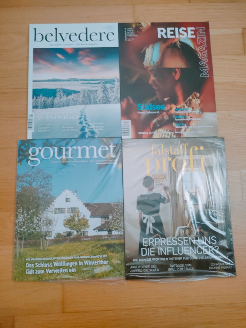 Zeitschriften & Magazine: Vier verschiedene Schweizer Magazine – Neu (gemäss Beschreibung) aus Dietikon von Branquinha1981