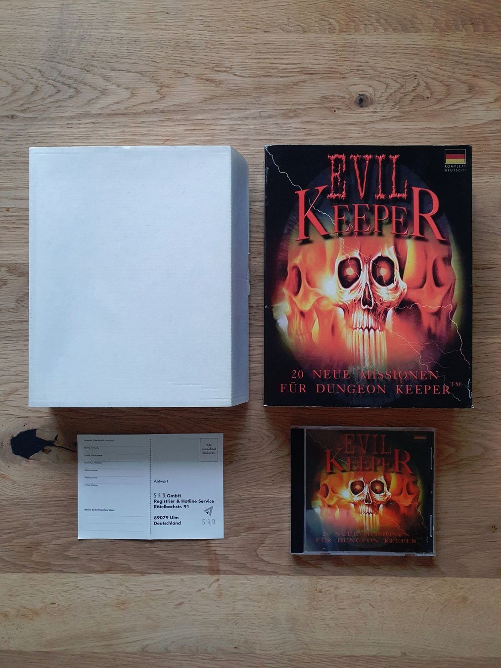 Giochi: PC Game Dungeon Keeper Add-On "Evil Keeper" (1997) Big Box – Usato da Greifensee venduto da perfectioN88 3