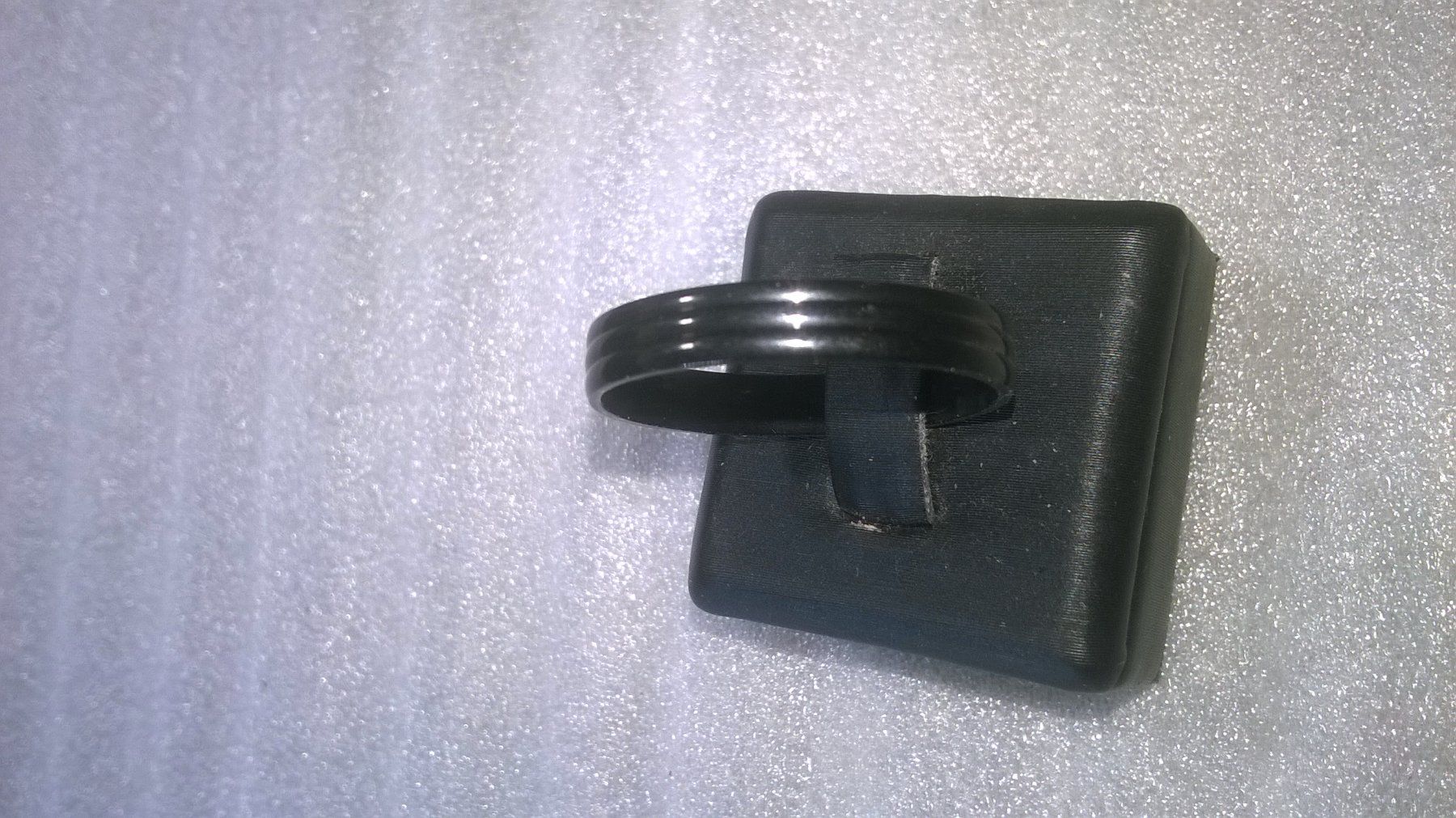 Anelli: ring edelsthal,,,schwarz,,,316L EDELSTHAL,,glanzig – Nuovo (secondo la descrizione) da Basel venduto da bijoutrie_4 3