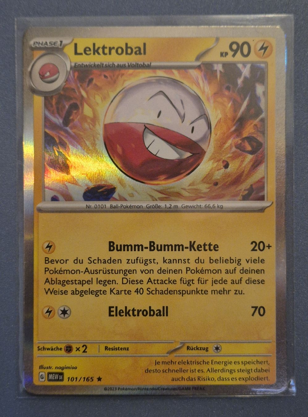 Pokémon Carte collezionabili: Lektrobal holo, mew151, DE. – Nuovo (secondo la descrizione) da Zofingen venduto da Noellerbeller
