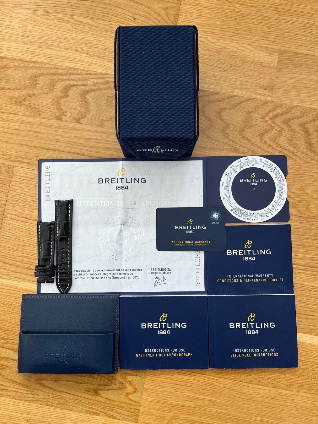 Breitling Orologi: Breitling Navitimer B01 43 Full Set Garantie – Usato da Bern venduto da galast 3
