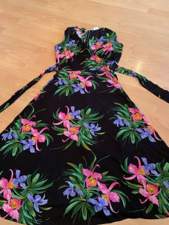 Magnifique robe à fleurs vintage taille 40