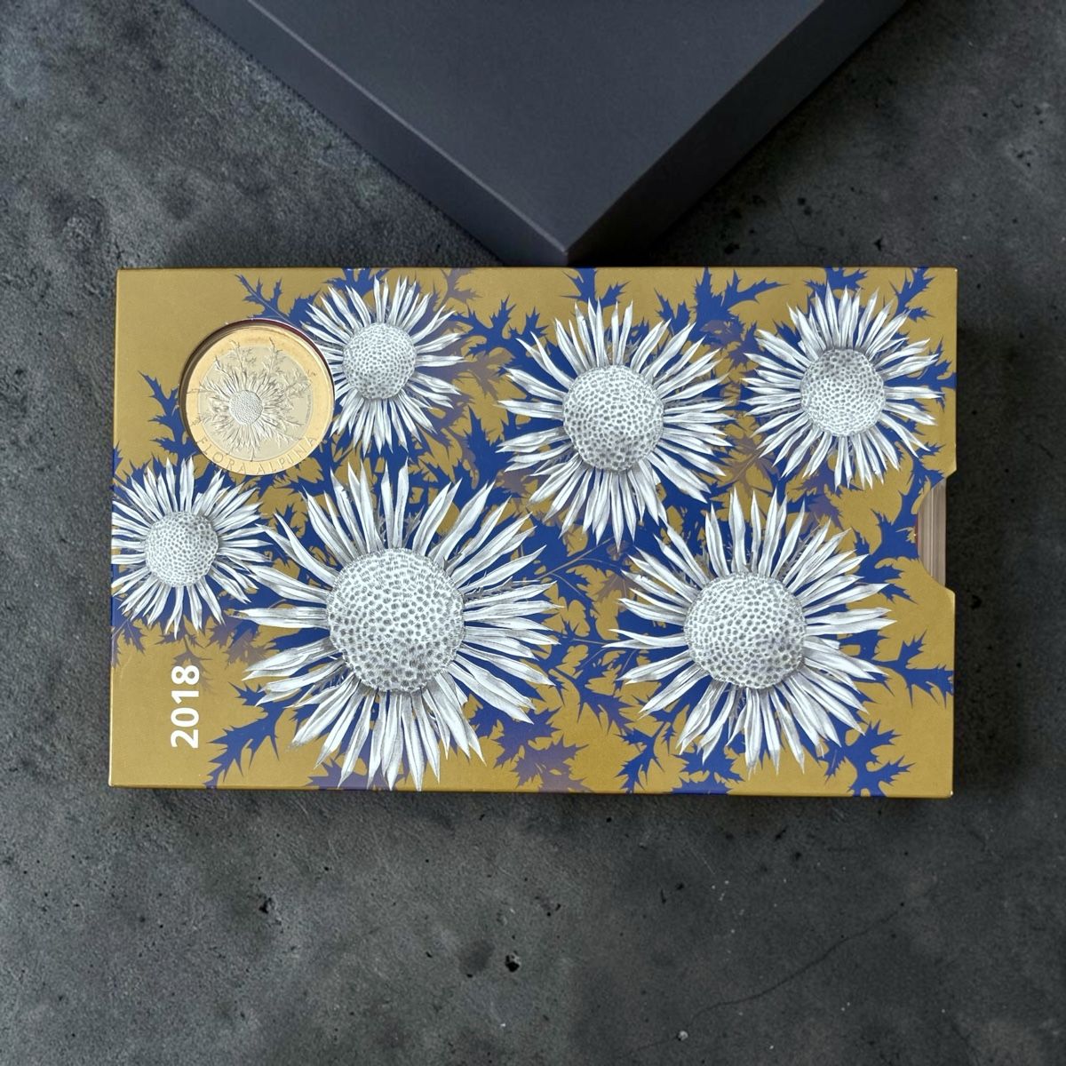 Tutti le monete: CH Münzsatz Silberdistel Stgl. – Nuovo e nell'imballaggio originale da Winterthur venduto da Numismatica-Vitu