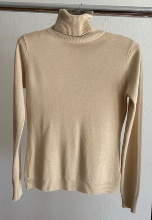 Italienischer Pullover aus Viskose, Wolle und Lurex