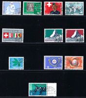 1965 Frei-& Werbemarken ZNr. 428-438 gestempelt ʘ KP 6