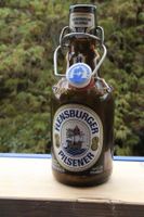 Bügelflasche 33 cl, braun in Kiste, 20 Stück