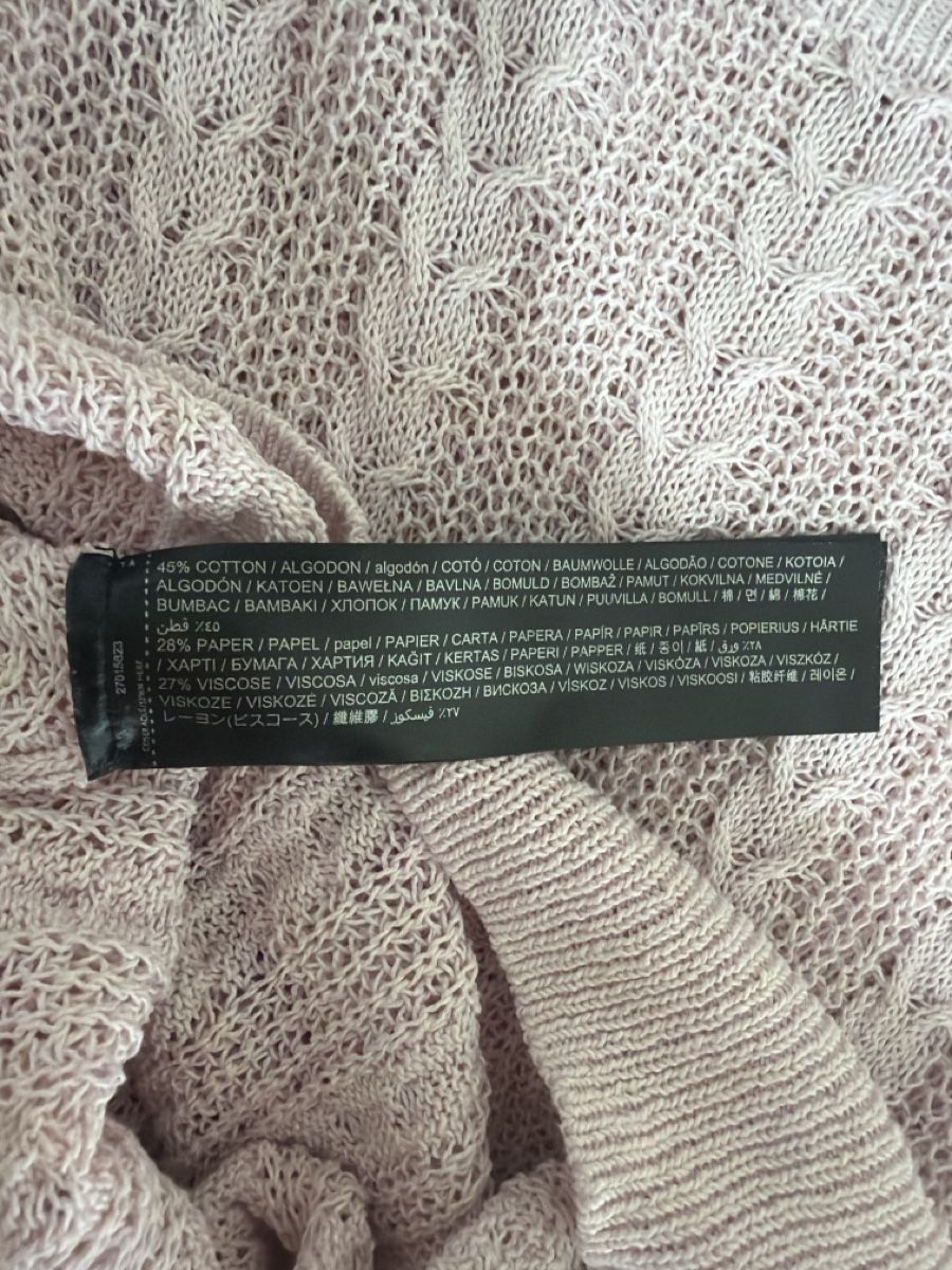Mango Pulls & Sweat-shirts: Mango Strickpullover Rosa mit Zopfmuster – Neuf (Voir description) à Effretikon par MaisonNade 3