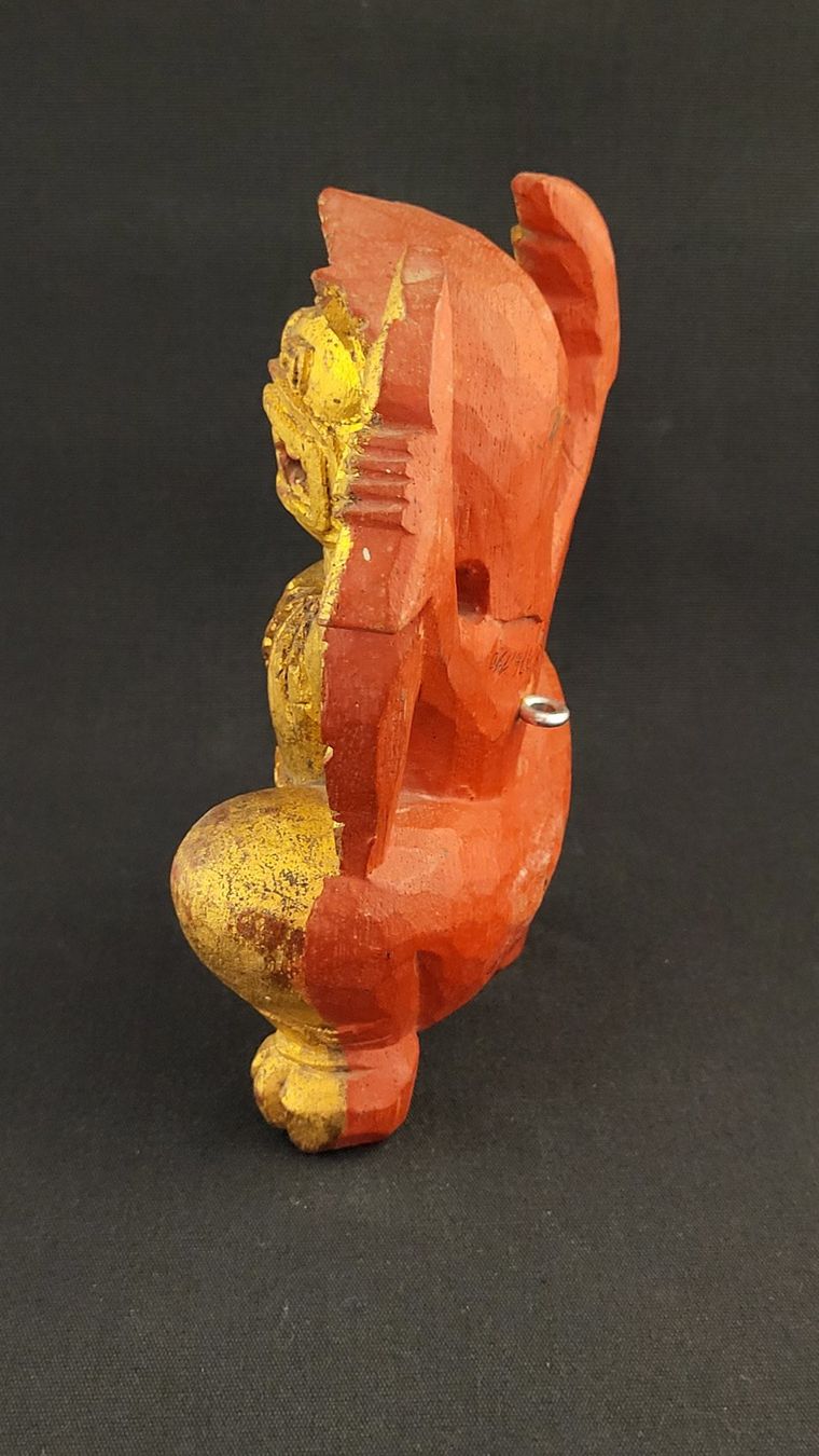 Sculture & Statue: Asiatische Holzfigur handgeschnitzt – Usato da Basel venduto da spinne02 3