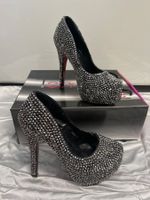 Pumps mit Strasssteinen Gr 35 Neu