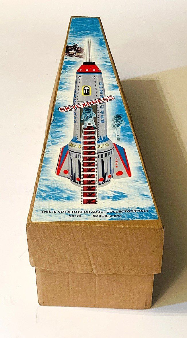Spielzeuge: Blechspielzeug Rakete Sky Express Space Ship – Gebraucht aus Duggingen von nad_6yzh 9