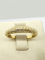 18 Karat Gold Ring mit 020 Ct Brillanten