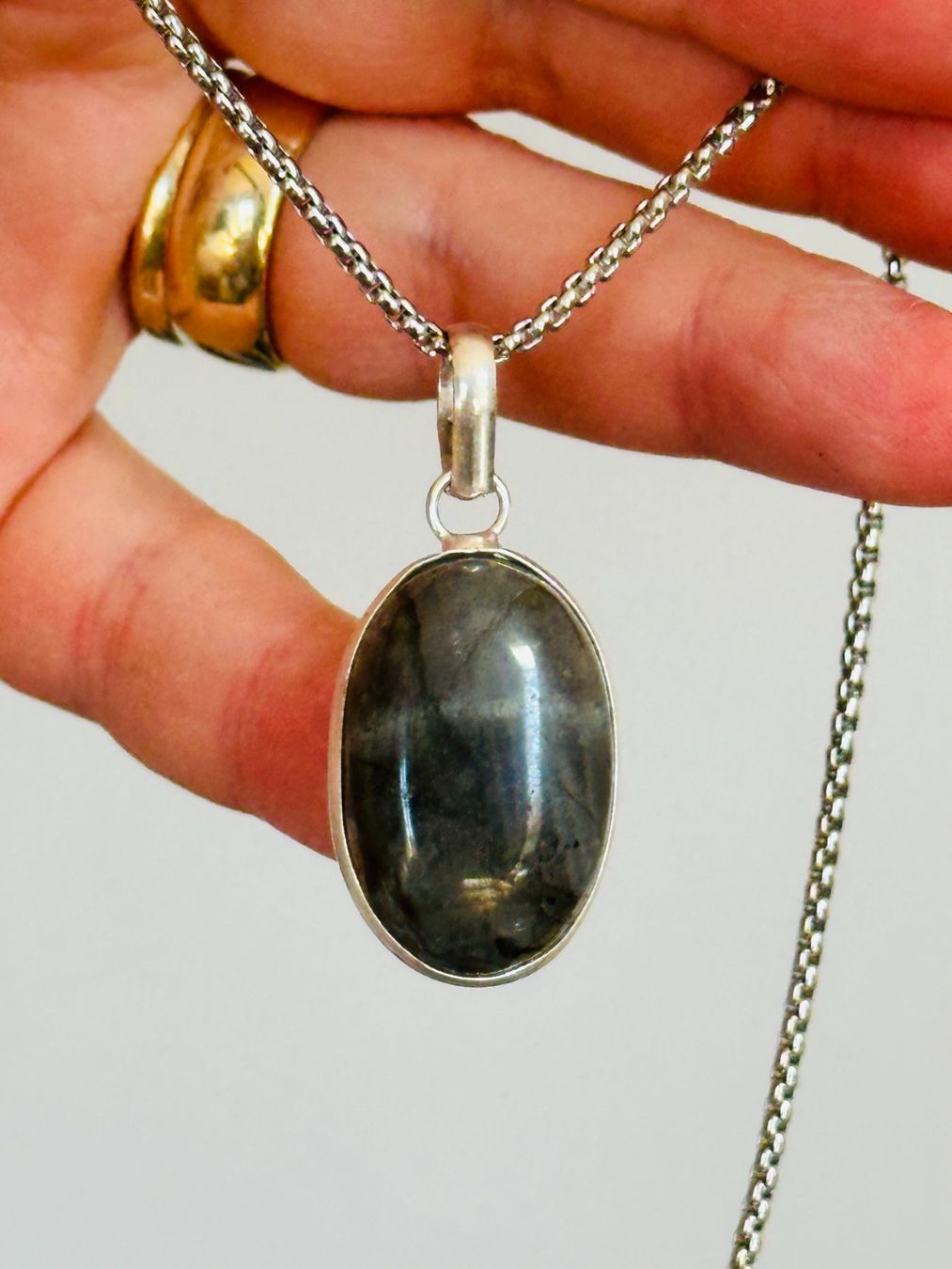 Catenine: Labradorite necklace – Nuovo e nell'imballaggio originale da Genève venduto da AGBERG 6
