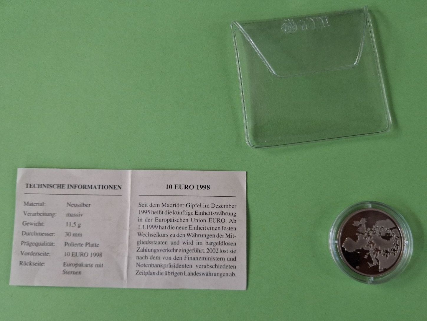 Alle Münzen: Neusilber 1998 - Erste Prägung – Neu (gemäss Beschreibung) aus Neuhausen am Rheinfall von GoldboX-8 4