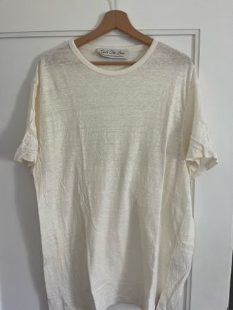 NEU God‘s True Cashmere Linen T-Shirt, L, ivory