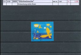 2005 "Glückwünsche", gestempelt