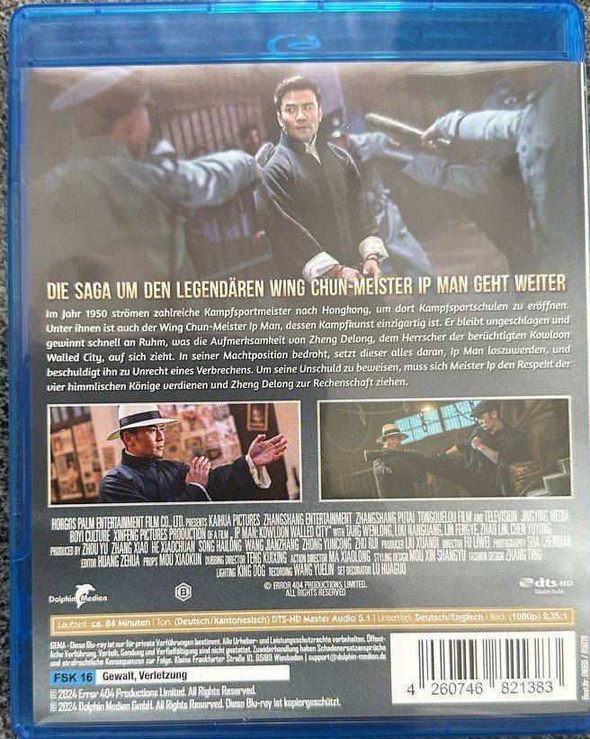 Tutti i DVDs: Ip Man and the Four Kings - Blu-ray Disc – Usato da Beringen venduto da Mantafisch1 1