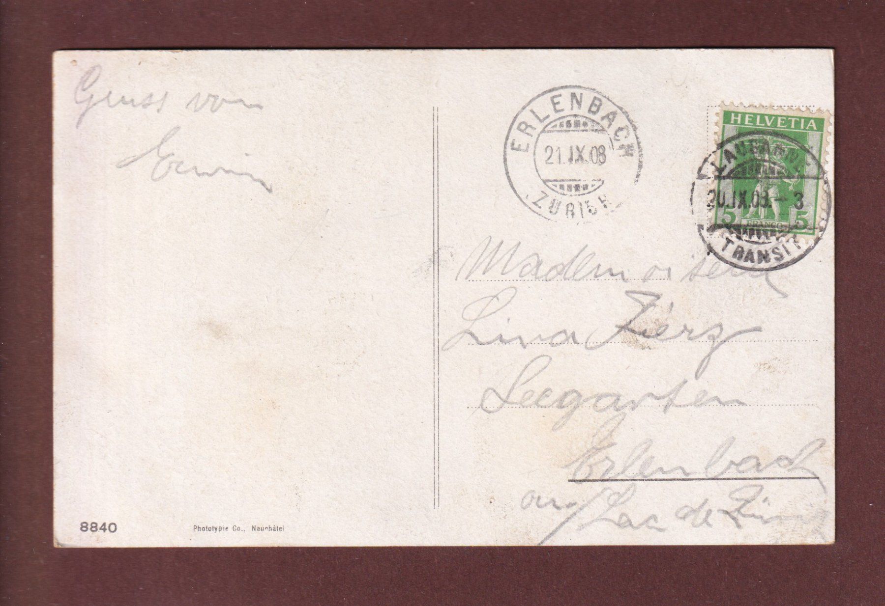 Ansichtskarten: LAUSANNE - Grand Pont - 1908 – Gebraucht aus Pully von nicecards 1